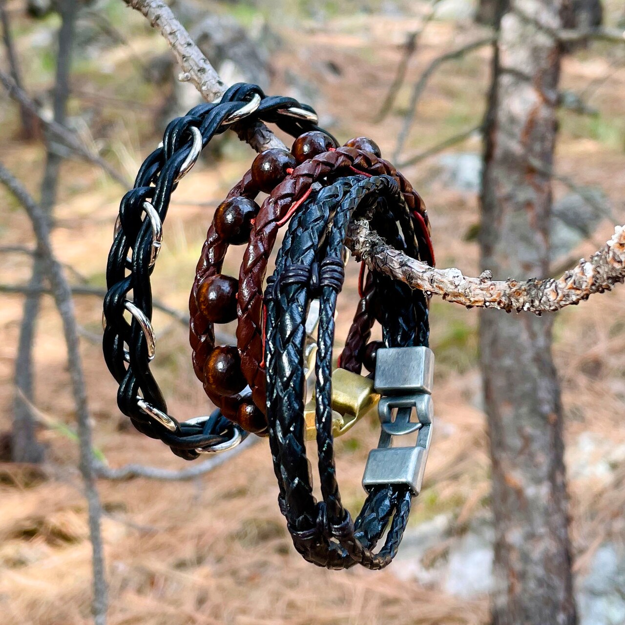Men's Leather Bracelets with Annie Libertini